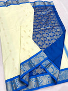 Cream/Royal Blue