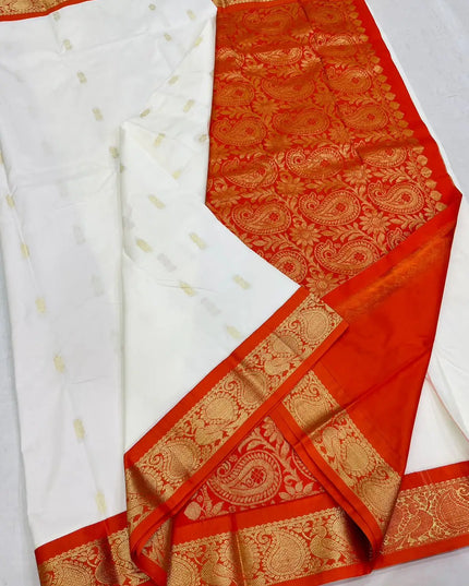 Kanchipuram Luxe Silk Saree | Korvai Butta Fancy Weave | Festive Collection - Rosepetals Luxe