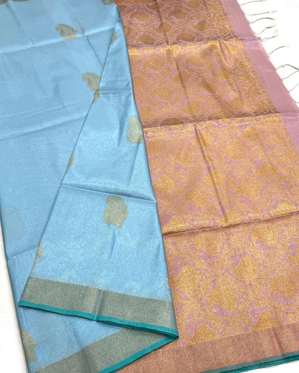 Kanchipuram Luxe Silk Saree | Tissue Soft Collection | Festive Wear - Rosepetals Luxe