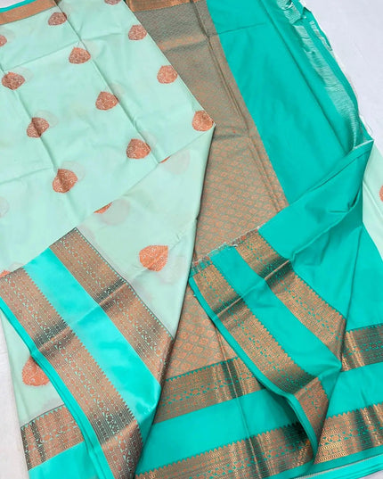 Kanchipuram Luxe Silk Saree | Trending Colors - Rosepetals Luxe