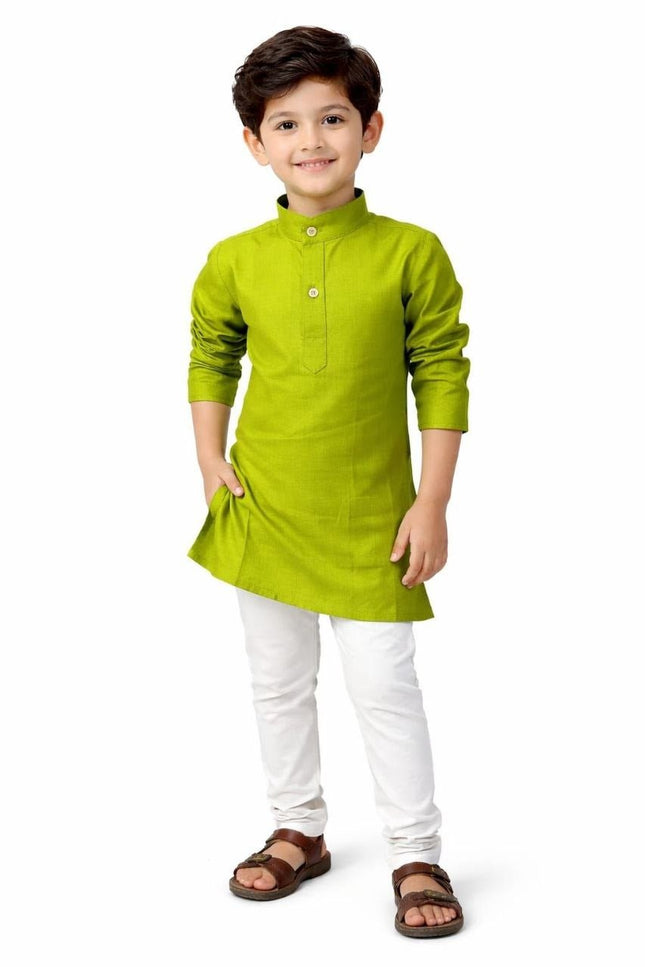 Kids Magic Cotton Kurta Pant Set | Boys Ethnic Wear | Festive & Casual - Rosepetals Luxe