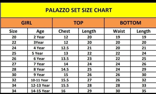 Kids Palazzo Set Ready to Wear | Premium Pure GMY Silk - Fully Stitched - Rosepetals Luxe