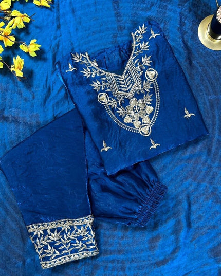 Kids Palazzo Set Ready to Wear | Premium Pure GMY Silk - Fully Stitched - Rosepetals Luxe