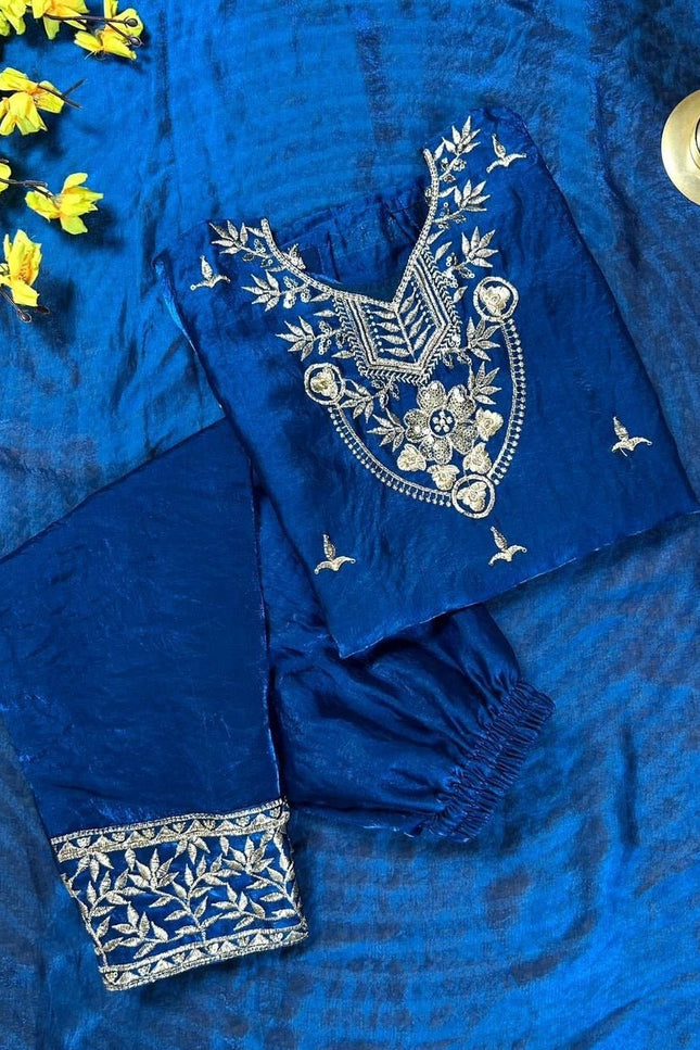 Kids Palazzo Set Ready to Wear | Premium Pure GMY Silk - Fully Stitched - Rosepetals Luxe