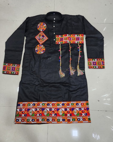 Mirror-Work Kurta & Lehenga | Navratri Couple Edit - Rosepetals Luxe