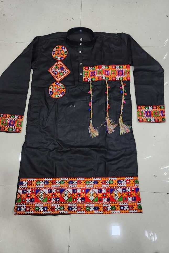 Mirror-Work Kurta & Lehenga | Navratri Couple Edit - Rosepetals Luxe