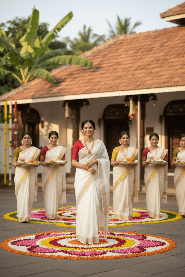 New Soft Cotton Saree with Red Banglori Silk Contrast Blouse - Rosepetals Luxe