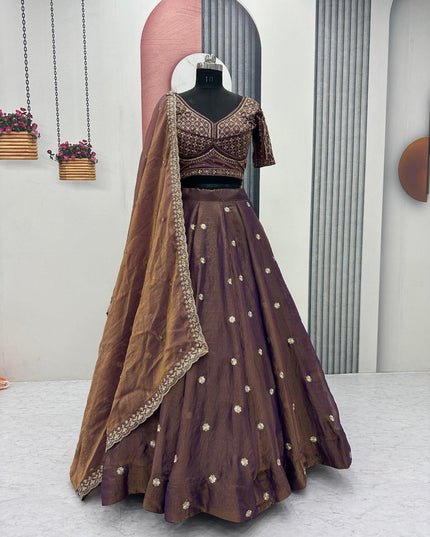 New Trendy Lehenga Choli With Heavy Embroidery | Perfect For Festive And Ethnic Wear - Rosepetals Luxe