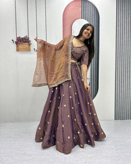 New Trendy Lehenga Choli With Heavy Embroidery | Perfect For Festive And Ethnic Wear - Rosepetals Luxe