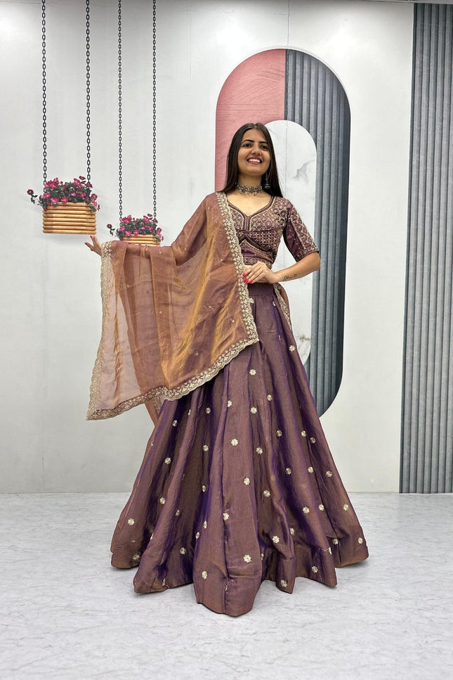 New Trendy Lehenga Choli With Heavy Embroidery | Perfect For Festive And Ethnic Wear - Rosepetals Luxe