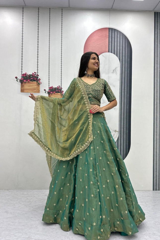 New Trendy Lehenga Choli With Heavy Embroidery | Perfect For Festive And Ethnic Wear - Rosepetals Luxe