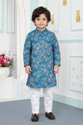 Powder Blue Floral / 1 Year