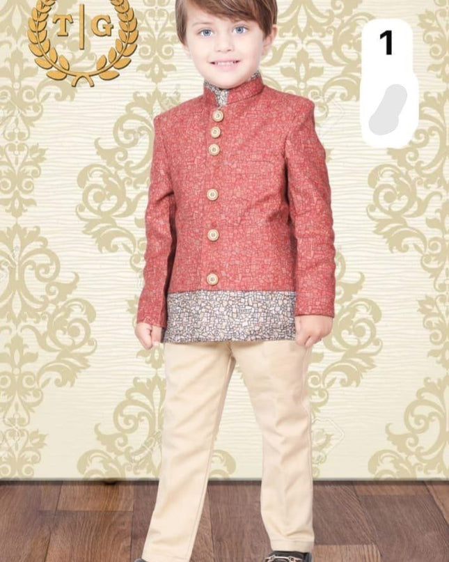 Premium Boys Indo Western Dress | Best For Ethnic Wear - Rosepetals Luxe