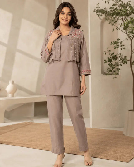 Premium Dhabu Cotton Kurti Palazzo Set For Women Festive Party Wear Ethnic Co Ord Set - Rosepetals Luxe