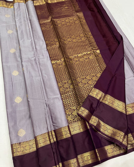Premium Kanchipuram Luxe Silk Saree | Trending Colour Collection - Rosepetals Luxe