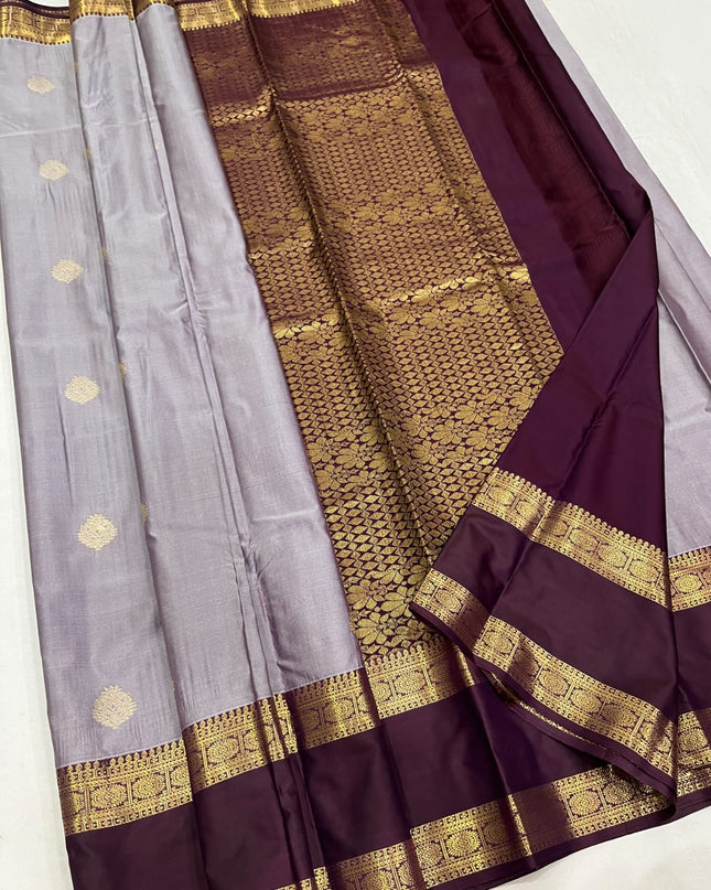 Premium Kanchipuram Luxe Silk Saree | Trending Colour Collection - Rosepetals Luxe