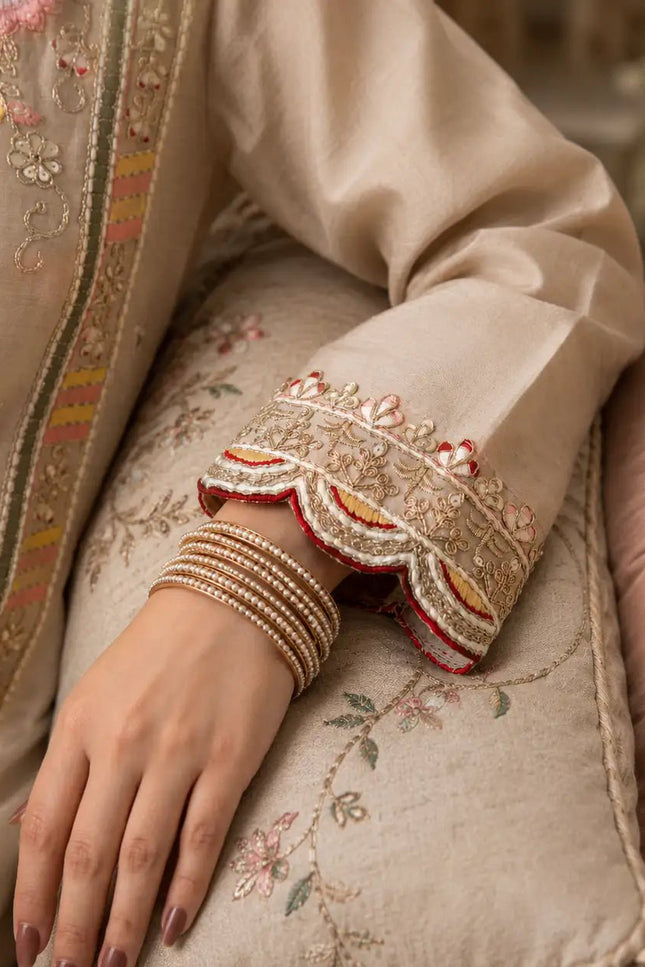 Premium Silk Embroidered Palazzo Suit Set with Handwork & Designer Dupatta – Festive Ethnic Wear - Rosepetals Luxe
