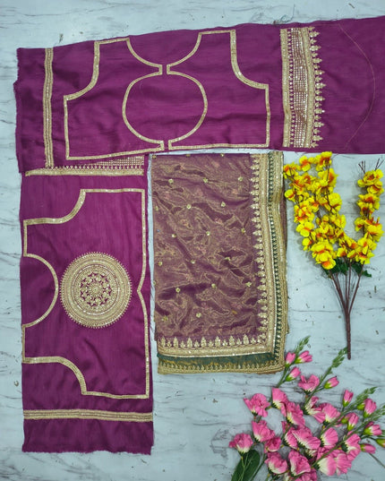 Premium Twill Net Saree | Embroidery, Sequins & Coding Work | Banglori Blouse | Wedding & Festive - Rosepetals Luxe