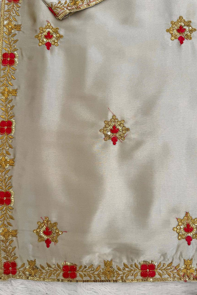 Premium Zapan Satin Silk Plazo Set | Elegant Ethnic Wear - Rosepetals Luxe