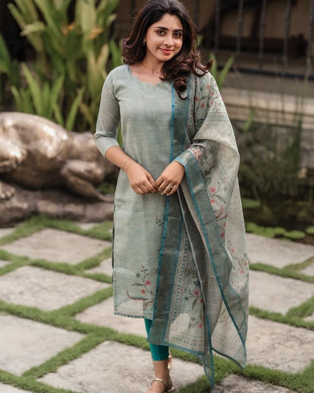 Pure Printed Cotton Kurti Dupatta Sets | Perfect for Everyday - Rosepetals Luxe