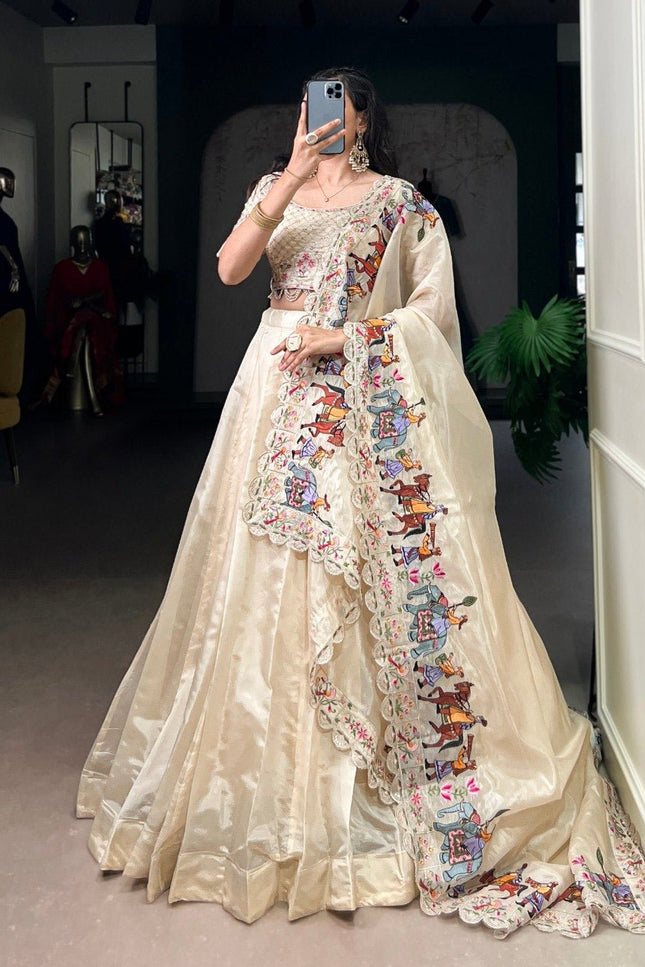 Raspberry Silk Lehenga Choli Set | Sequin & Thread Work Blouse | Embroidered Dupatta | Rosepetals Luxe - Rosepetals Luxe