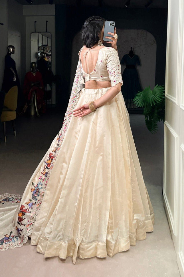 Raspberry Silk Lehenga Choli Set | Sequin & Thread Work Blouse | Embroidered Dupatta | Rosepetals Luxe - Rosepetals Luxe