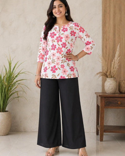 Rayon Digital Printed Cord Set | Perfect For Casual wear - Rosepetals Luxe