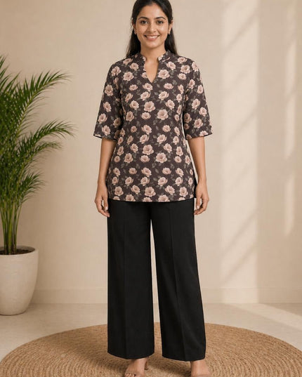 Rayon Digital Printed Cord Set | Perfect For Casual wear - Rosepetals Luxe