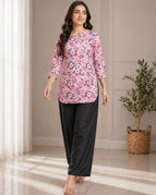 Soft Pink Floral / M