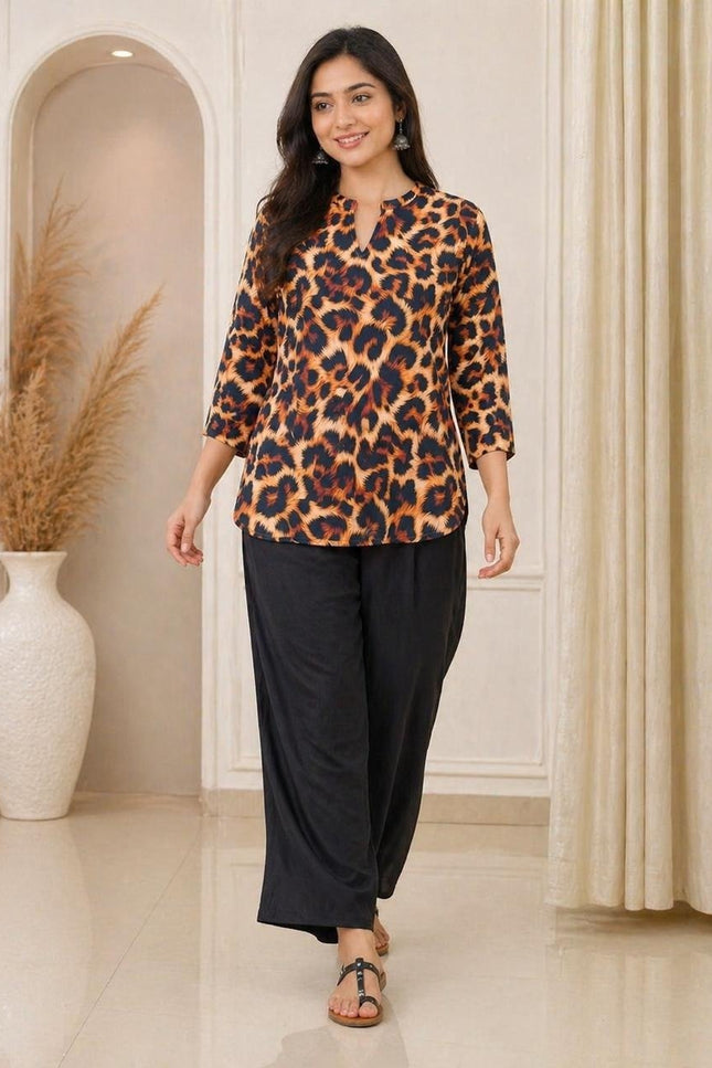 Rayon Digital Printed Cord Set | Perfect For Casual wear - Rosepetals Luxe