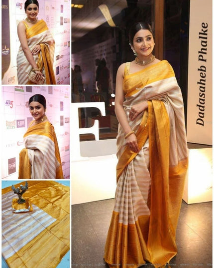 Soft Lichi Silk Saree | All-Over Jacquard Work & Rich Pallu | 19 Colours - Rosepetals Luxe