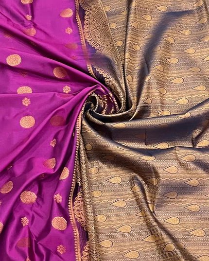 Soft Organic Saree | Cool-Feel Breathable Fabric | Light & Airy Drape - Rosepetals Luxe