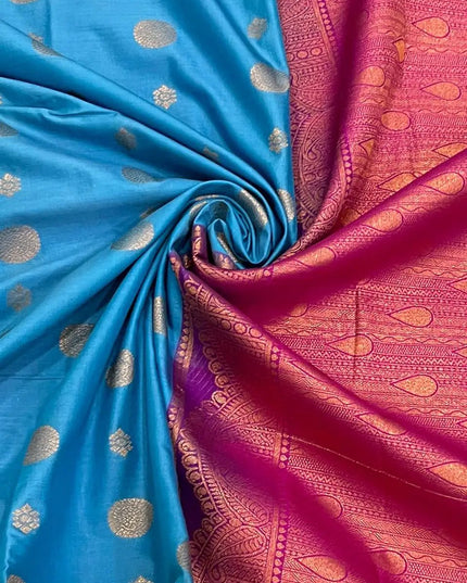 Soft Organic Saree | Cool-Feel Breathable Fabric | Light & Airy Drape - Rosepetals Luxe