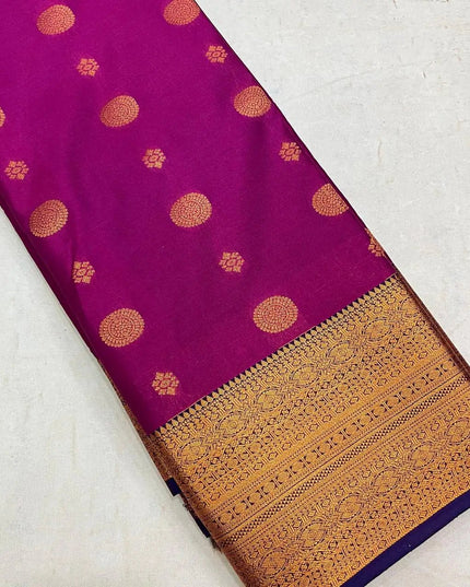Soft Organic Saree | Cool-Feel Breathable Fabric | Light & Airy Drape - Rosepetals Luxe