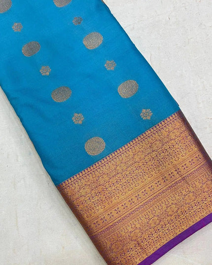Soft Organic Saree | Cool-Feel Breathable Fabric | Light & Airy Drape - Rosepetals Luxe