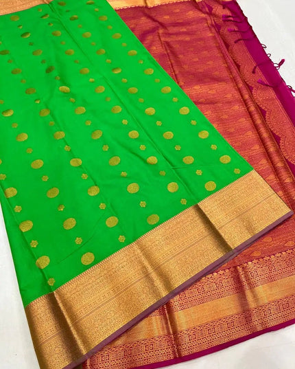 Soft Organic Saree | Cool-Feel Breathable Fabric | Light & Airy Drape - Rosepetals Luxe